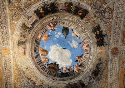 Particolare della 'Camera picta' del Castello di S. Giorgio - Mantova