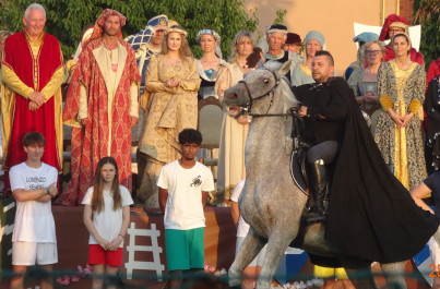 un momento del Palio di Camisano